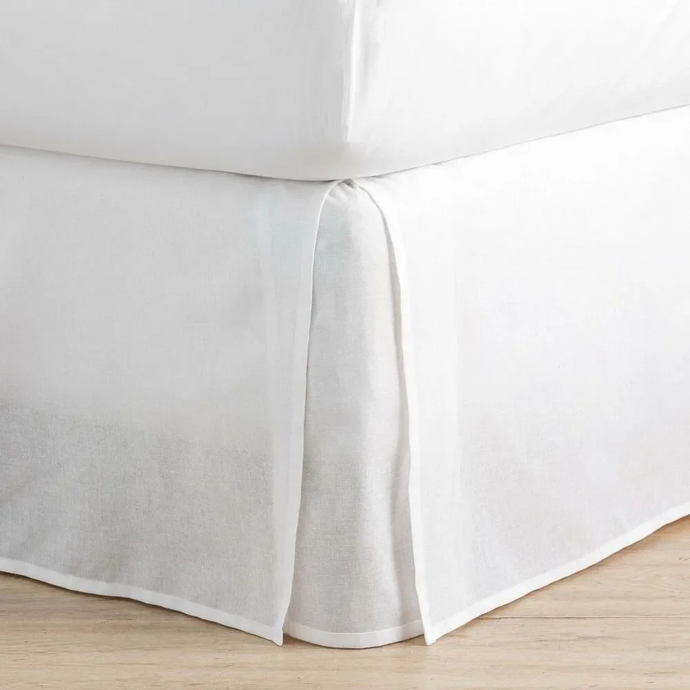 Pottery Barn Teen Essential Cotton Bed Skirt Full White